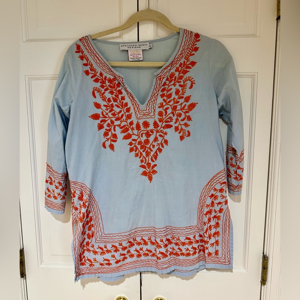 Gorgeous Gretchen Scott tunic -Medium